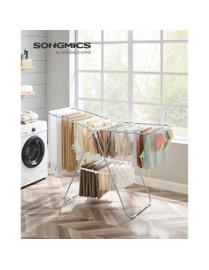 Estante para Secar Ropa SONGMICS Plegable Ajustable 55 kg 2