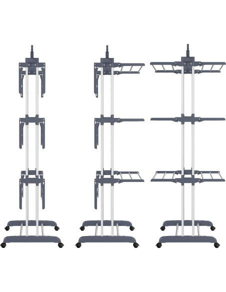 Estante Plegable para Secar Ropa HOMIDEC 4 Niveles 171 cm