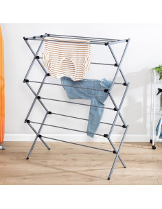 Estante Plegable para Secar Ropa Honey-Can-Do, Acero, 22.68 kg 2