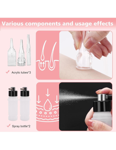 Máquina de Microdermoabrasión Mcwdoit 3 en 1 Cuidado Facial