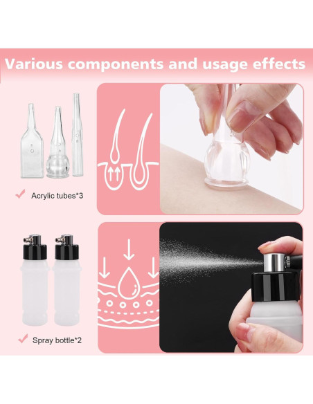 Máquina de Microdermoabrasión Mcwdoit 3 en 1 Cuidado Facial