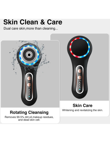 Exfoliador Facial Eléctrico Umickoo IPX7 5 Cabezas 3 Modos