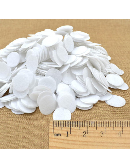 500 Filtros de Algodón para Microdermoabrasión AEGYPIUS 10mm