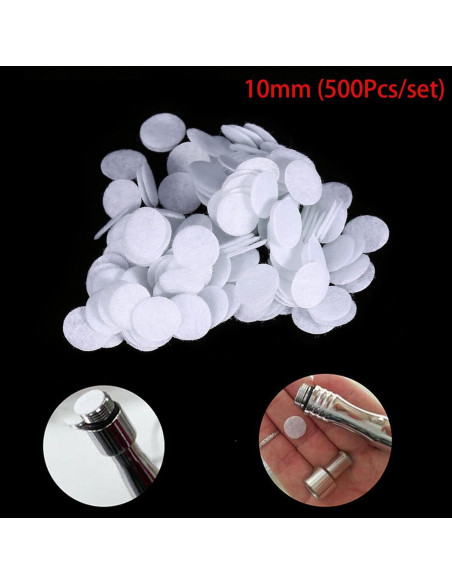 500 Filtros de Algodón para Microdermoabrasión AEGYPIUS 10mm