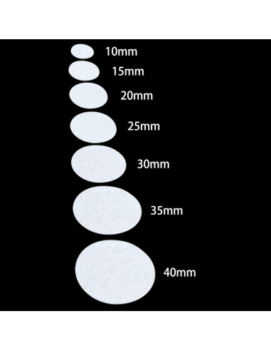 500 Filtros de Algodón para Microdermoabrasión AEGYPIUS 10mm