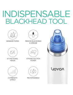 Aspirador de Poros VOYOR BR410 - Limpiador de Puntos Negros 2