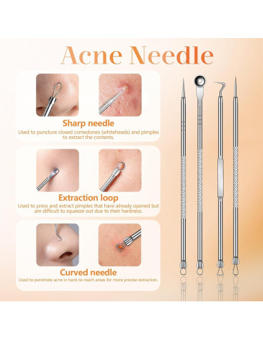 Extractor de Puntos Negros Yccu con 4 Modos y 5 Cabezas