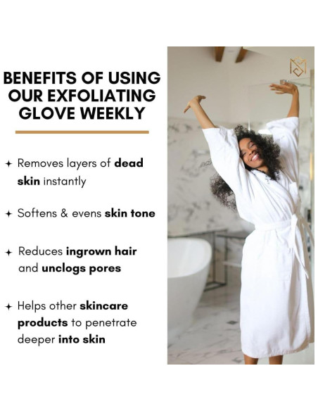 Guante Exfoliante Kessa Mitt MoroccanSource - Negro