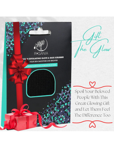 Guante Exfoliante R'GANIA para Cuerpo y Cepillo Espalda