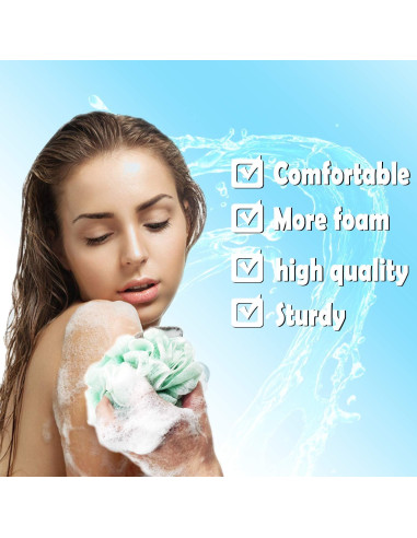 Paquete de 4 esponjas de lufa GoWorth exfoliantes 11,43 cm