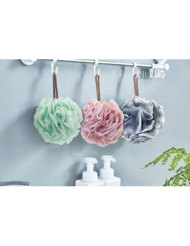 Paquete de 4 esponjas de lufa GoWorth exfoliantes 11,43 cm