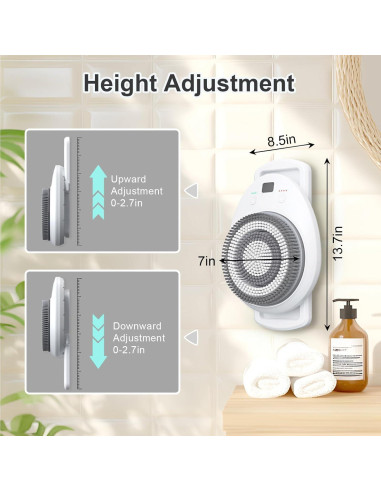 Escrubador de Espalda Eléctrico Lvrunben 49.78 cm IPX7