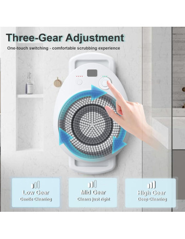 Escrubador de Espalda Eléctrico Lvrunben 49.78 cm IPX7