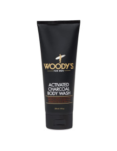 Jabón Corporal Woody Carbón Activado 236 ml Exfoliante
