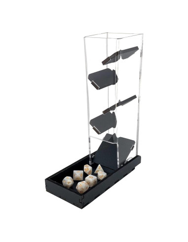 Torre de Dados C4Labs | Transparente y Madera | 25,4 cm