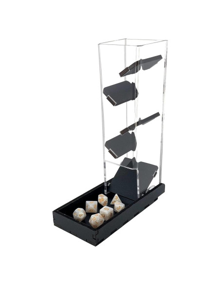 Torre de Dados C4Labs | Transparente y Madera | 25,4 cm