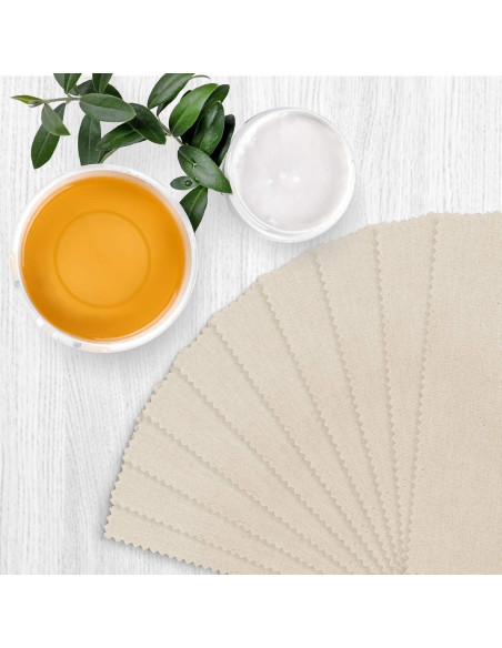 Tiras de Cera de Algodón Whaline 200 Pcs 20x7 cm Depilación