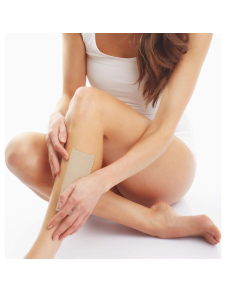 Tiras de Cera de Algodón Whaline 200 Pcs 20x7 cm Depilación