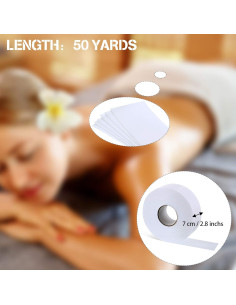 Rollos de Cinta de Cera Maitys 6.99 cm x 45.72 m Blanco 2