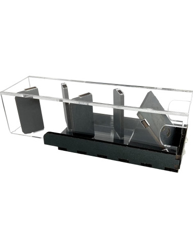 Torre de Dados C4Labs | Transparente y Madera | 25,4 cm