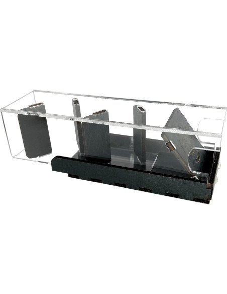 Torre de Dados C4Labs | Transparente y Madera | 25,4 cm