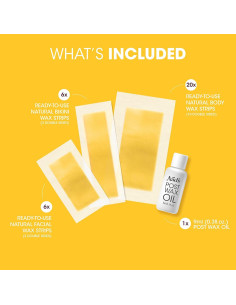 Kit de Ceras Nad's Natural para Depilación - 32 Cintas 2