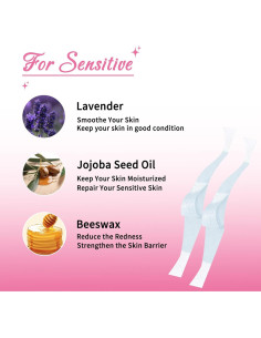 Cintas de Cera para Cejas Beauty7 - Piel Sensible, 24 Unidades 2