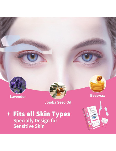 Cintas de Cera para Cejas Beauty7 - Piel Sensible, 24 Unidades Cintas de Cera para Cejas Beauty7 - Piel Sensible, 24 Unidades