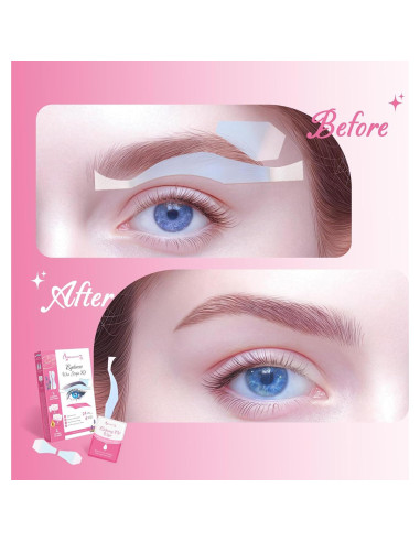 Cintas de Cera para Cejas Beauty7 - Piel Sensible, 24 Unidades