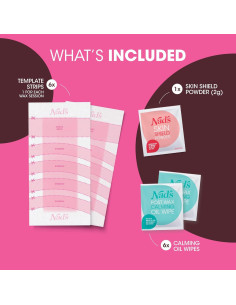 Cintas de Cera para Cejas Nad's - Kit Completo 6 Cintas 2