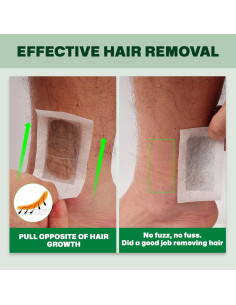 Tiras de Cera Depilatorias Wokaar 32 Unidades Piel Sensible 2