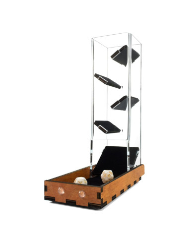 Torre de Dados C4Labs con Bandeja de Caoba - Sonido Suave