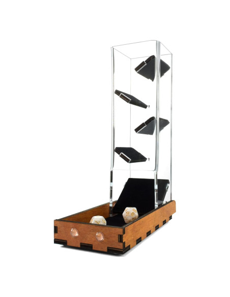 Torre de Dados C4Labs con Bandeja de Caoba - Sonido Suave