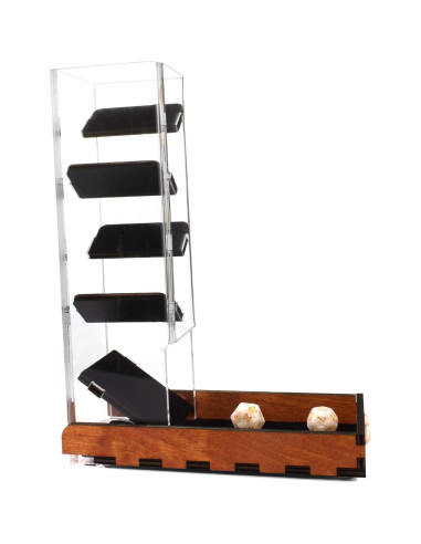 Torre de Dados C4Labs con Bandeja de Caoba - Sonido Suave