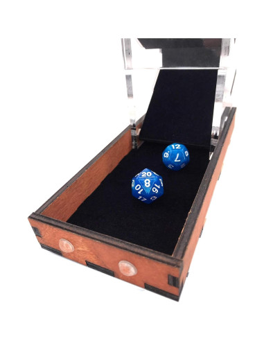 Torre de Dados C4Labs con Bandeja de Caoba - Sonido Suave