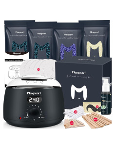 Kit de Depilación Maxpearl - Calentador Digital y Cera Dura