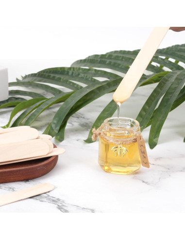 1000 Palitos de Cera de Madera EWVVSS - 4 Tamaños