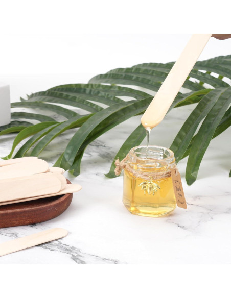 1000 Palitos de Cera de Madera EWVVSS - 4 Tamaños