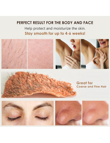 Kit de Cera Todo en Uno DELEXI 41g para Depilación Completa