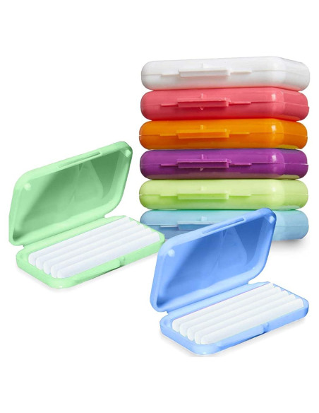 Cera Ortodóntica Dental Colorida RHUI 6 Cajas Cera Ortodóntica Dental Colorida RHUI 6 Cajas