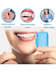 Cera Ortodóntica Dental Colorida RHUI 6 Cajas 2