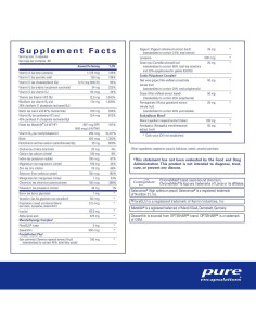 Multivitamínico Mineral Pure Encapsulations 180 Cápsulas 2