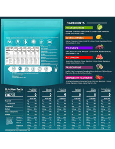 Paquete de Polvo de Electrolitos OZENKE 30 Porciones Sin Azúcar 2