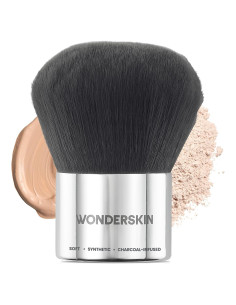 Brocha Kabuki Wonderskin Gris Oscuro para Maquillaje
