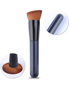 Brocha Kabuki de Base EVRCHGIEA Tamaño M Azul 2