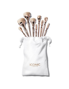 Juego de Brochas de Maquillaje ICONIC LONDON HD Blend 9 Pzas