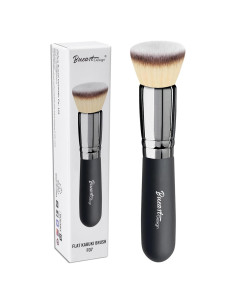 Brocha Kabuki Bueart Design Punta Plana Ultra Suave 16cm