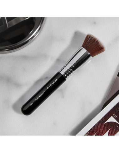 Brocha Kabuki Plana F80 Sigma Beauty - Maquillaje Profesional