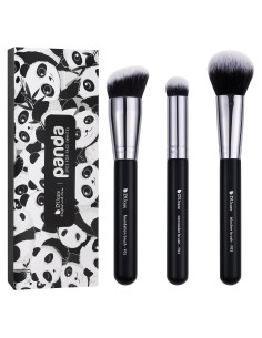 DUcare Pinceles de Maquillaje Kabuki 3 Piezas Veganos