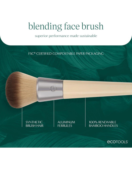 Brocha de Maquillaje EcoTools para Base Líquida y Crema